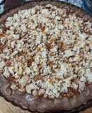Tarta de chocolate, dulce de leche y coco
