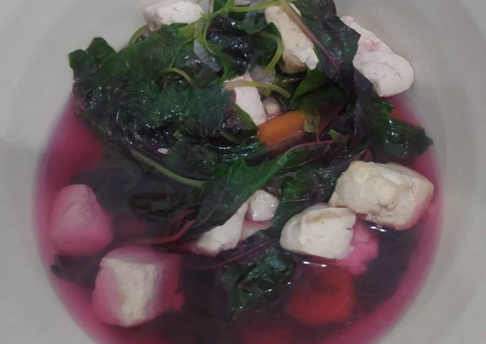 Cara bikin Sayur bening bayam, wortel, tahu Cara bikin Sayur bening bayam, wortel, tahu