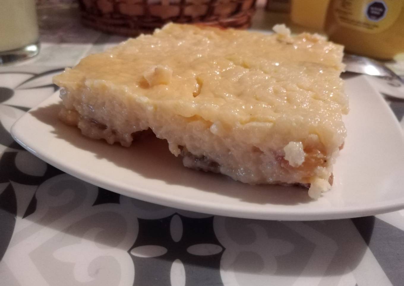 Budín de arroz con leche