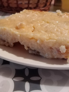 Una foto de Budín de arroz con leche