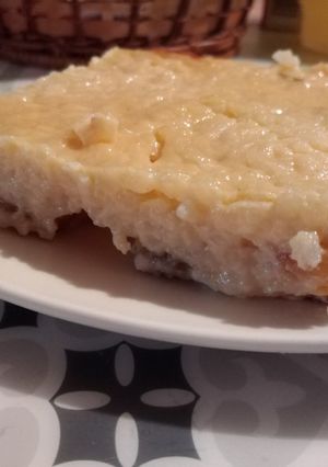 Una foto de Budín de arroz con leche