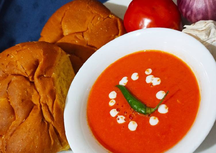 Steps to Make Super Quick Homemade Creamy tomato soup