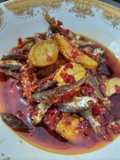 Ikan bilih+jariang+kentang balado