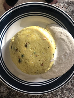 A picture of Barnyard Millet Pongal.