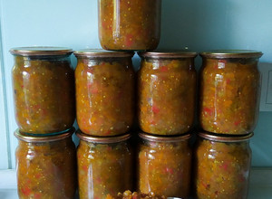 Фото Вкусная баклажанная икра на зиму.