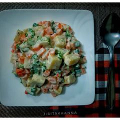 Veg Russian Salad A picture of Veg Russian Salad.
