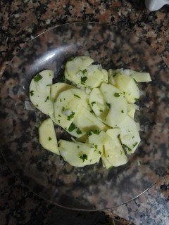 Una foto de Ensalada de manzana