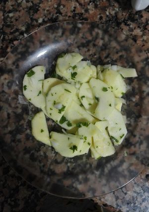 Una foto de Ensalada de manzana