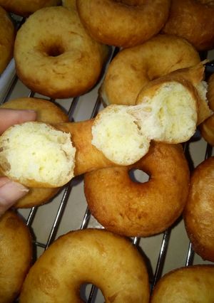 Foto resep Donat kentang 1x profing, shiny crust, empuk dan lembut banget😋