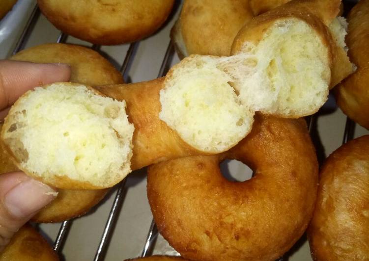 Donat kentang 1x profing, shiny crust, empuk dan lembut bangetπ