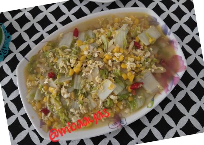 Resep Sayur Sawi Jagung Manis Oleh Mbaayas Cookpad