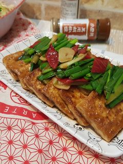 蠔油蔥燒家常豆腐 的食譜成品照片