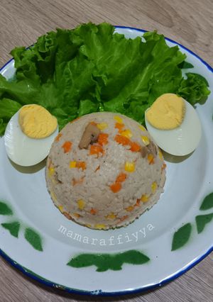 Foto resep Nasi Gurih Tomat Komplit