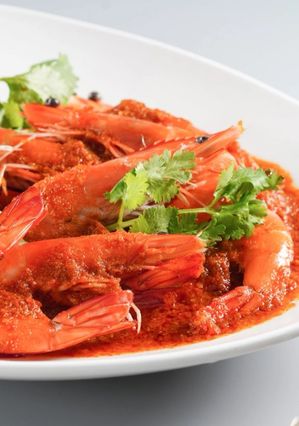 A picture of Assam Prawns.