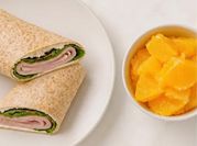 Una foto de wraps saludable