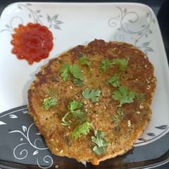 Veggie Rava Pancakes A picture of Veggie Rava Pancakes.