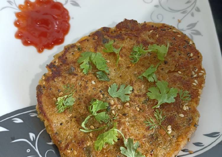 Simple Way to Make Homemade Veggie Rava Pancakes