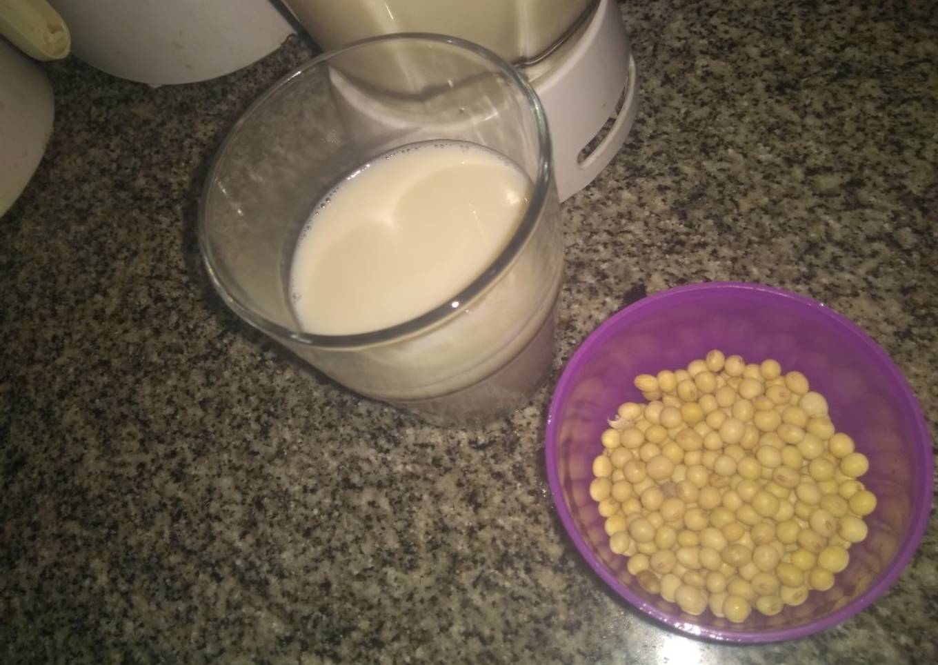 Leche de soja saborizada 😊😊