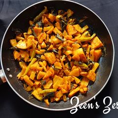 A picture of Tawa Aloo Fry.