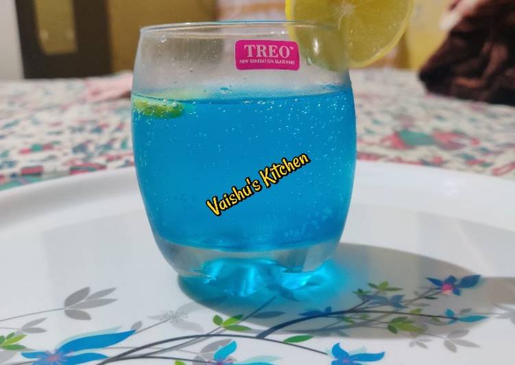 How to Make Jamie Oliver Blue Lagoon Mocktail