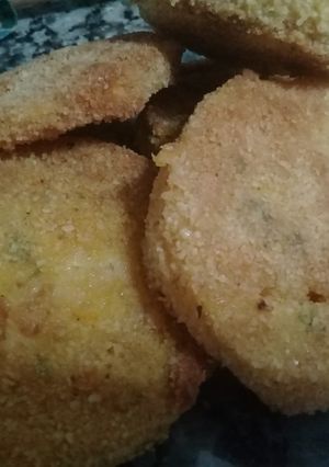 Una foto de Milanesas de calabaza