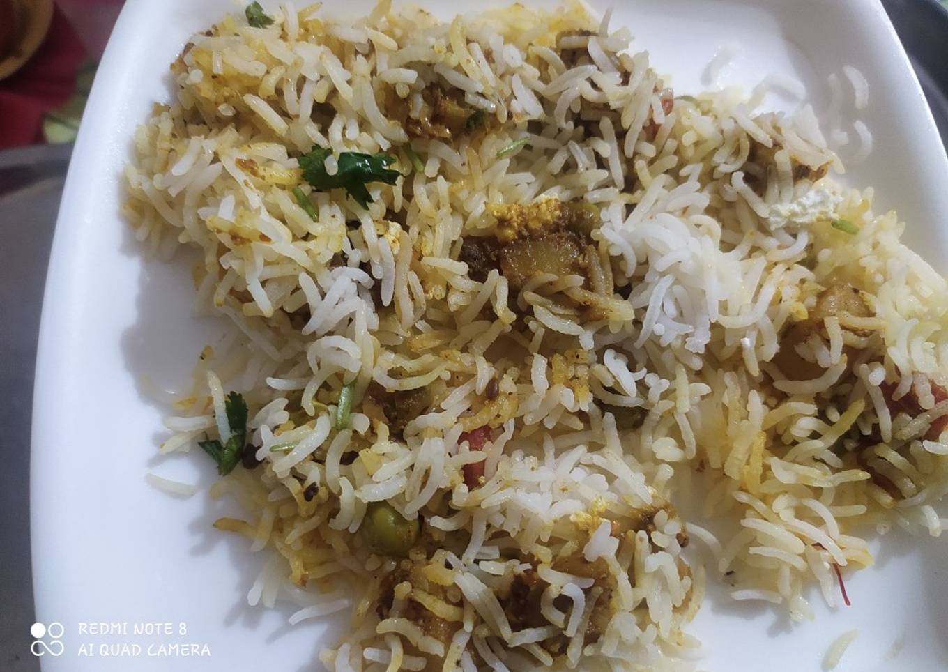 Hydrabadi veg panner biryani