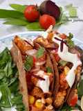 Ragi tacos with paneer and corn filling
