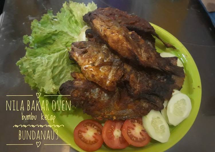 Resep Nila Bakar Oven bumbu kecap, Enak Banget