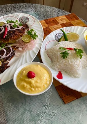 বাসমতি চালের ভাত (basmati chaler bhat recipe in Bengali) রেসিপির প্রধান ছবি
