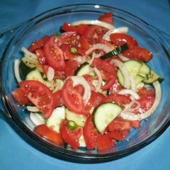 A picture of Cucumber chillies salad.