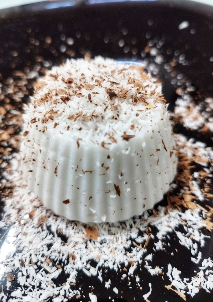 Una foto de Budín rápido de coco