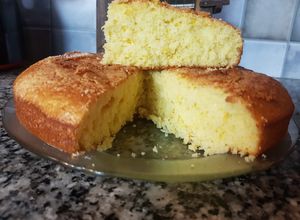 Una foto de Torta de naranja en licuadora versión mejorada