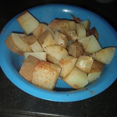 A picture of Boiled potatoes.