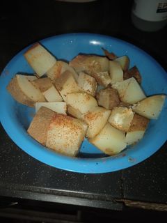 A picture of Boiled potatoes.