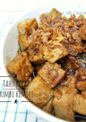 Foto resep Tahu kecap bumbu kemiri