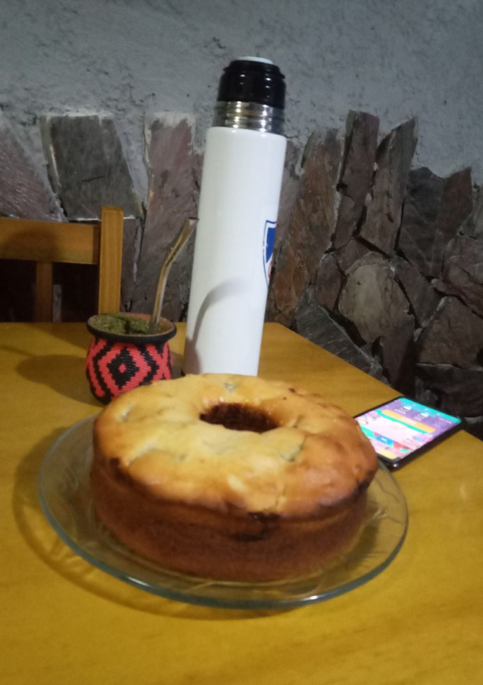 Una foto de Bizcochuelo de banana