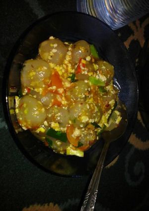 Foto resep Cilok goang pedas mantap tantangan #berburucelemekemas