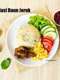 Nasi Daun Jeruk Bumbu Iris