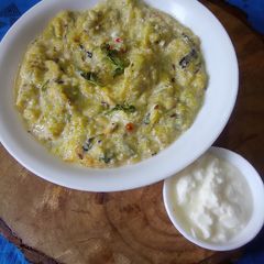 A picture of Pumpkin raita.