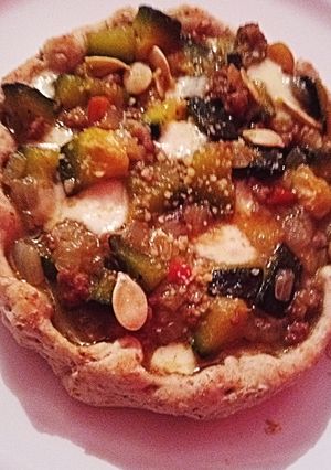 Una foto de Tarta de zapallitos verdes