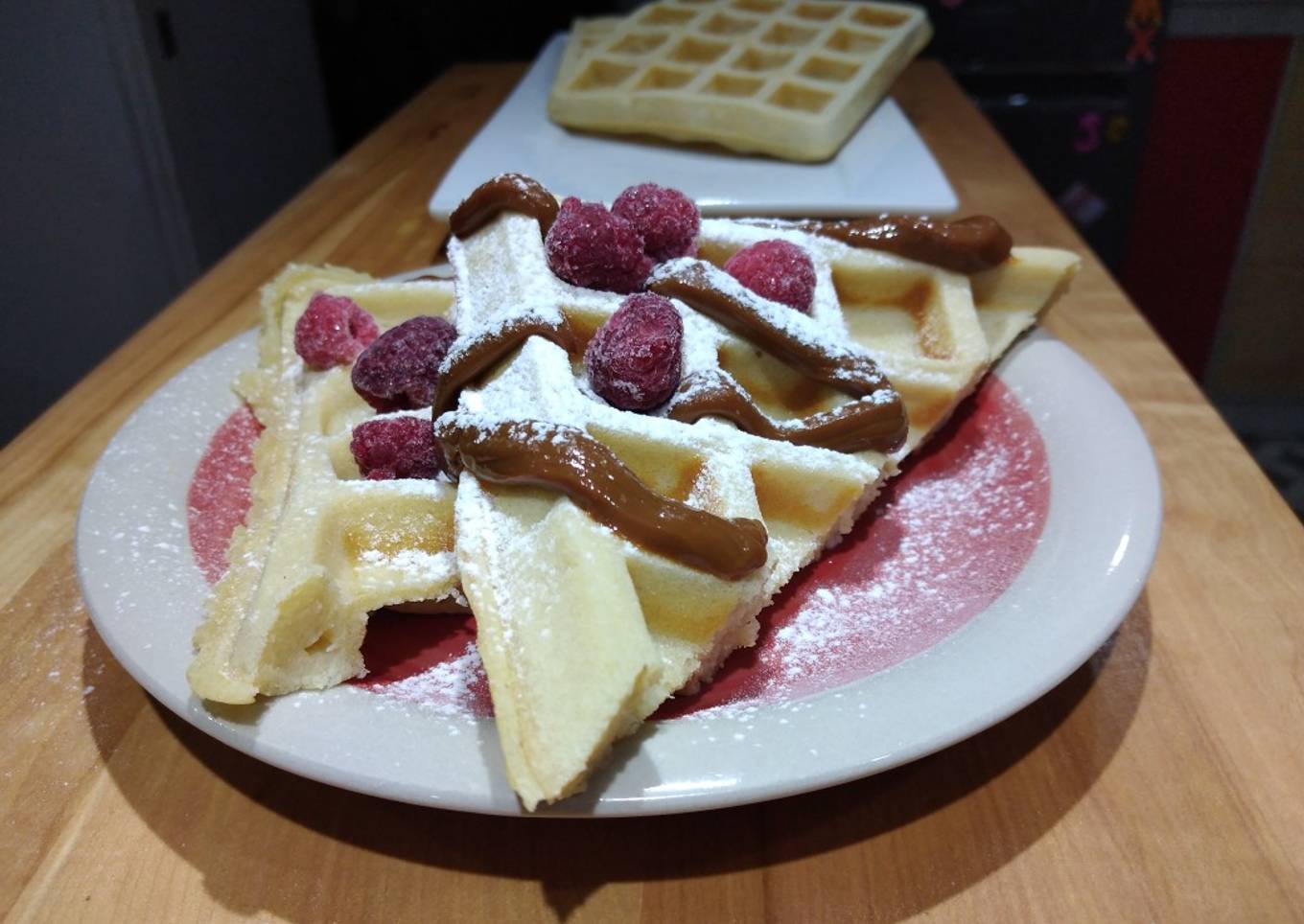 Waffles clásicos de Vainilla