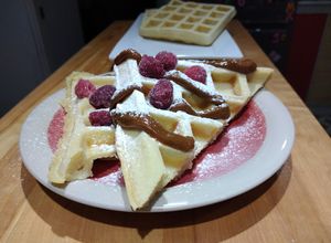 Una foto de Waffles clásicos de Vainilla