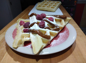 Una foto de Waffles clásicos de Vainilla