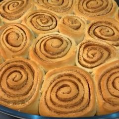 A picture of Cinnamon rolls.