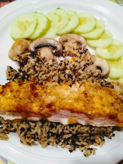 日式麵包粉烤鮭魚 的食譜成品照片