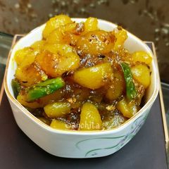 A picture of Khatti Meethi Amla Launji.