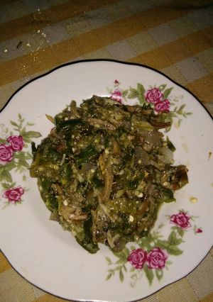 Foto resep Sambal teri cabe ijo (sambal lado)