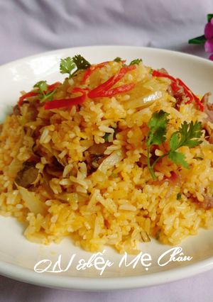 Hình của món Cơm chiên dưa bò.