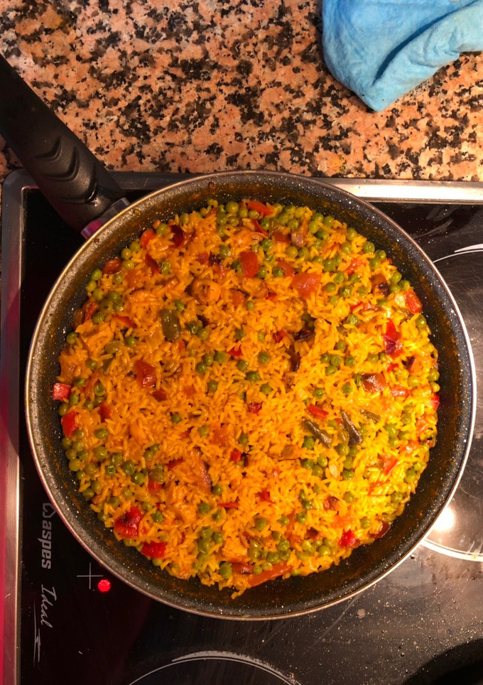 Una foto de Arroz con pollo