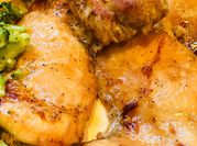 A picture of boneless skinless chicken thighs